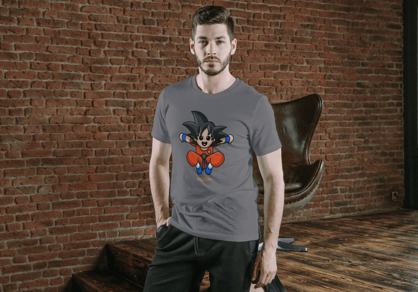 Cute Chibi Goku: Dragon Ball Z Anime - Essentia Attire