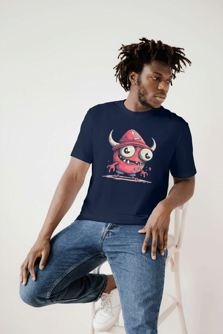 Cute One-Eyed Monster: Funny Alien Creature Tee - Essentia Attire