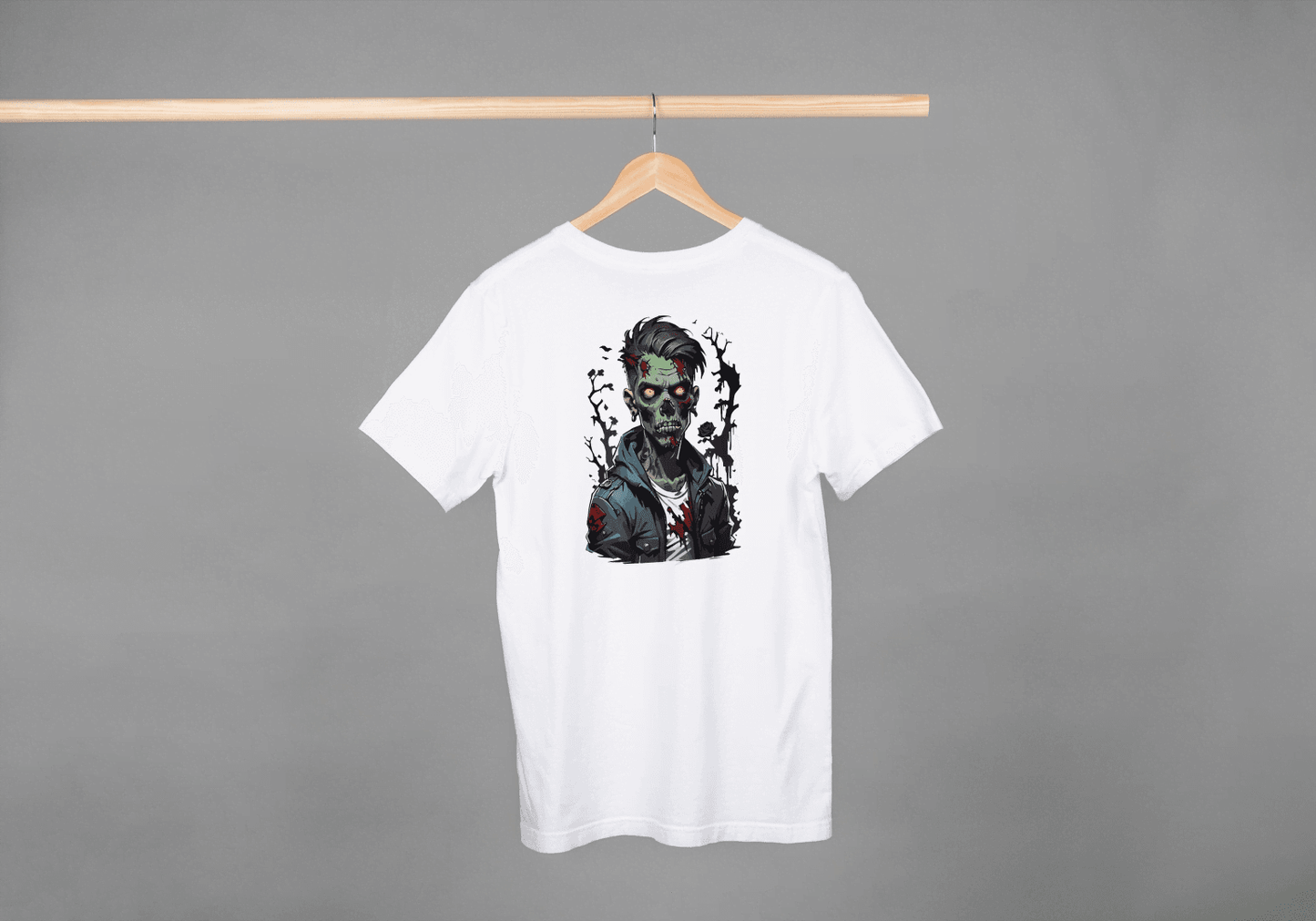Edgy Hipster: Red Eye Zombie Tee - Essentia Attire