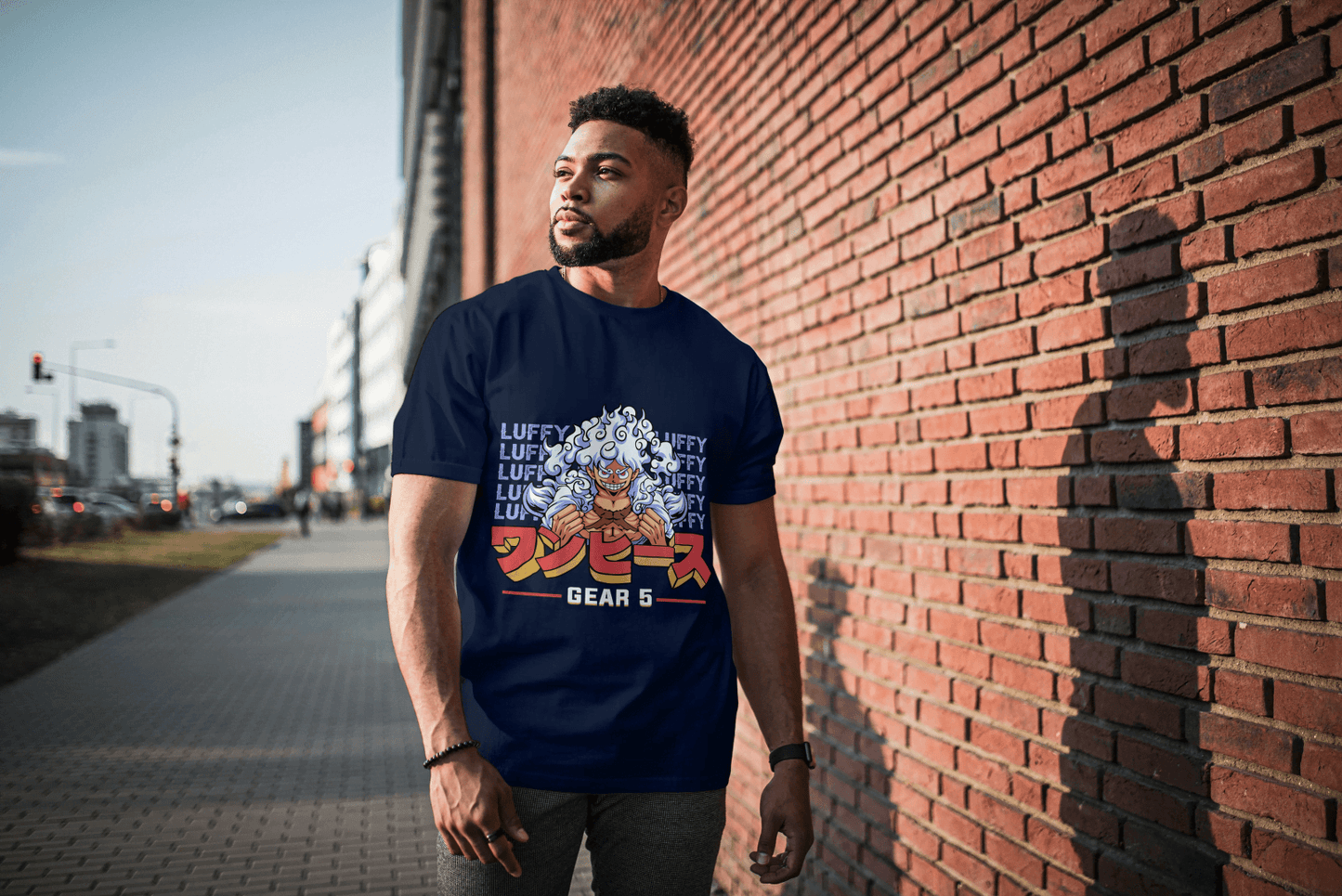 Anime Gear 5 Luffy: Iconic Transformation Tee - Essentia Attire