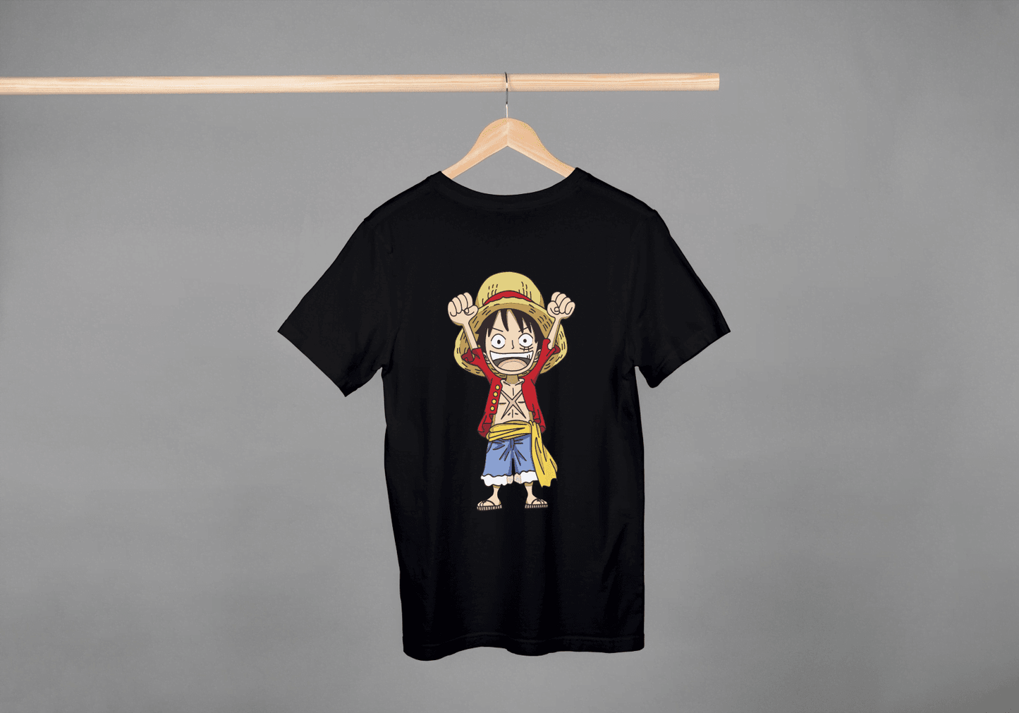 Onepiece Pirate Captain: Straw Hat Fan Tee - Essentia Attire