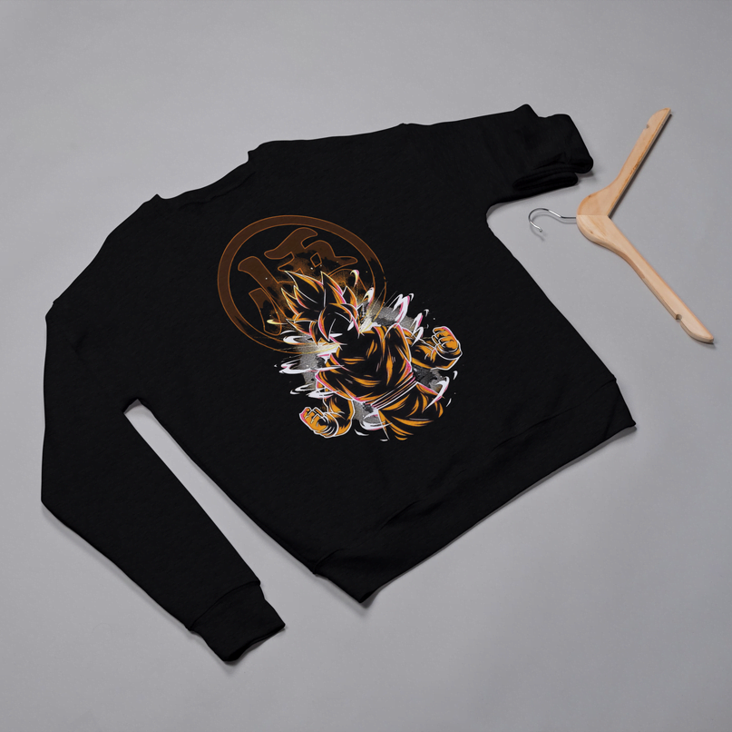 Super Saiyan 3 Goku Sweatshirt | Anime Manga | Dragon Ball Z Anime