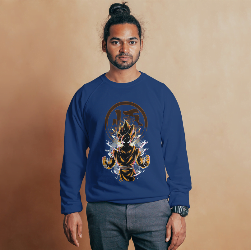 Super Saiyan 3 Goku Sweatshirt | Anime Manga | Dragon Ball Z Anime