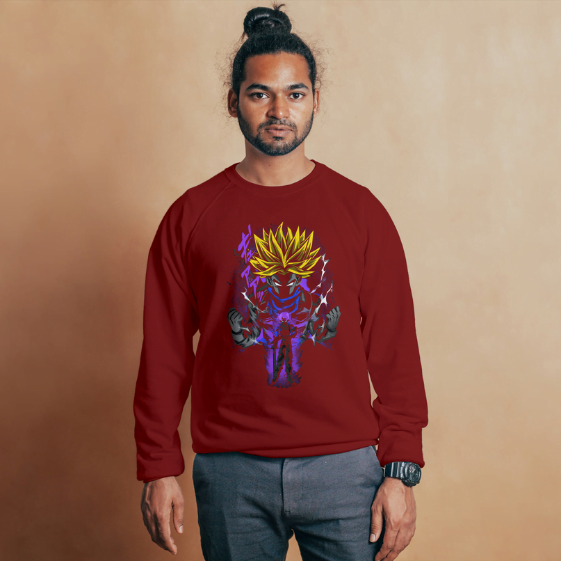DBZ Gogeta & Vegito Sweatshirt | Fusion Warrior Anime Art | Power of the Dragon Ball Z Universe