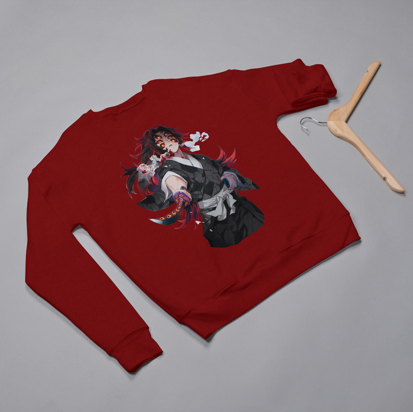 Demon Slayer Hantengu Anime Sweatshirt - Upper Rank Four Demon