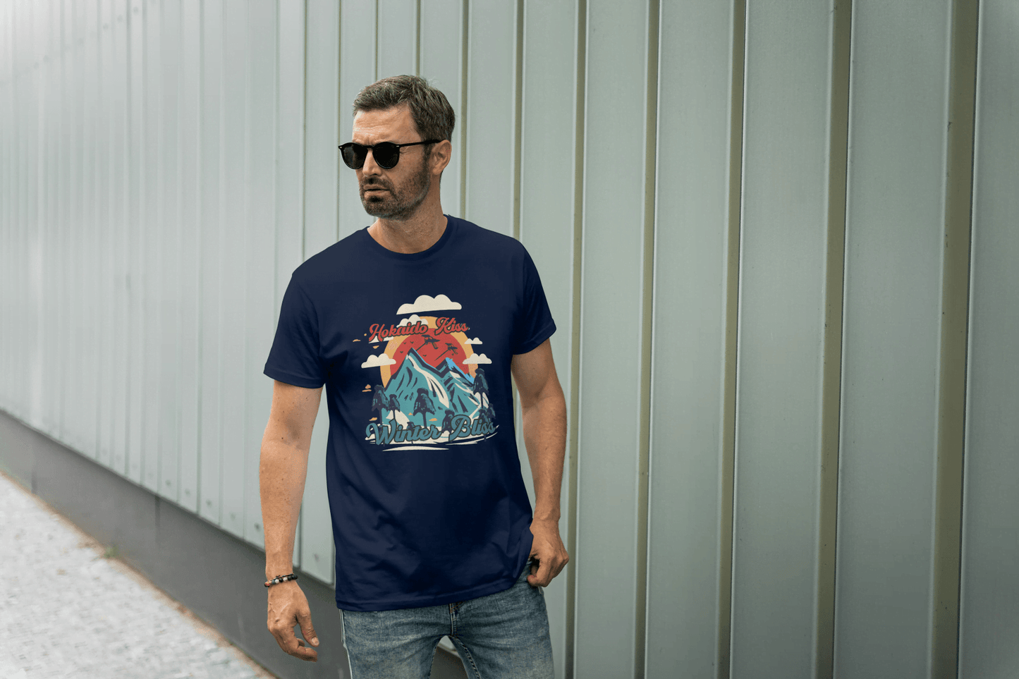 Mountain Vibes Nature's Bliss: Outdoor Scenic Tee - Essentia Attire