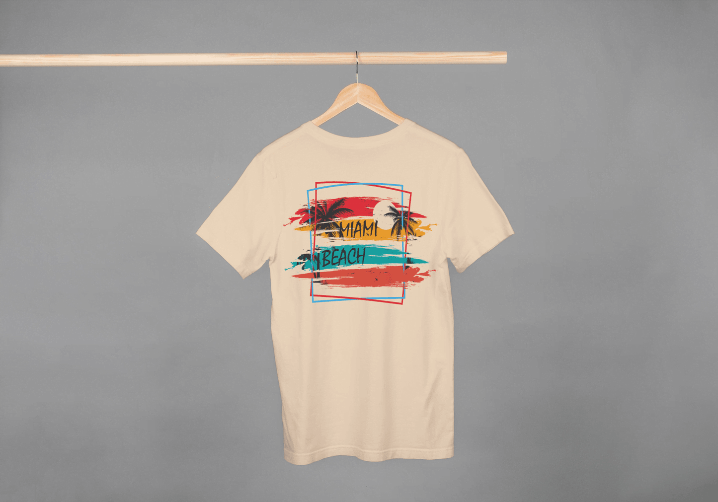 Miami Beach Abstract Art: Vibrant Coastal Design - Essentia Attire