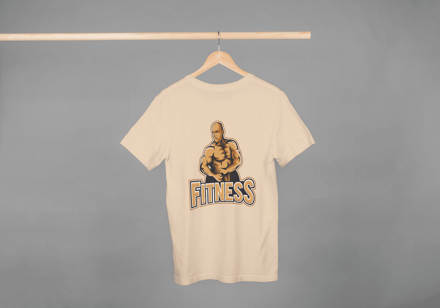 Men's Fitness Bodybuilder: Gym Motivation Tee - Essentia Attire