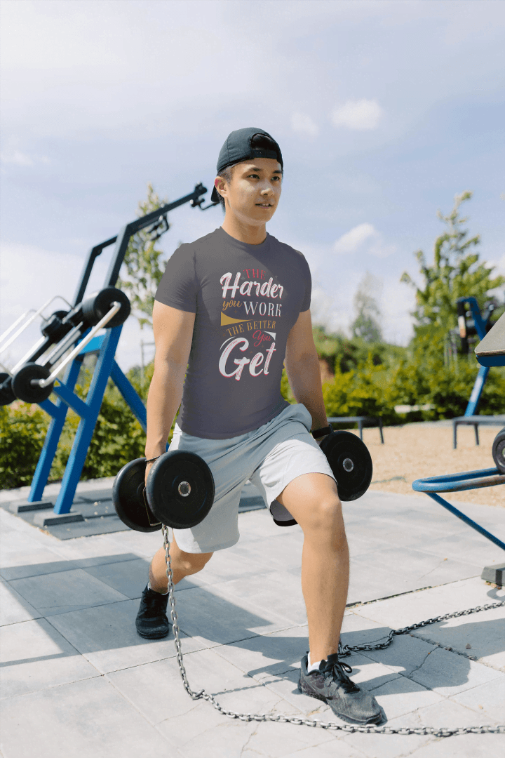 The Harder You Work The Better You Get Gym: Motivational Tee - Essentia Attire