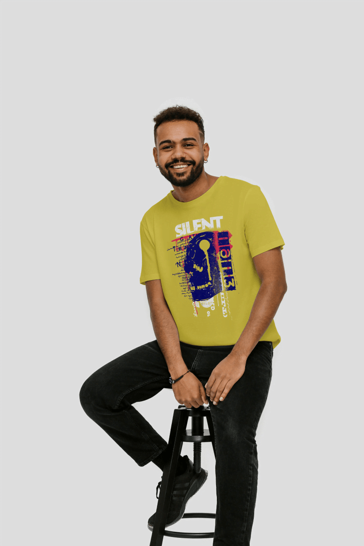 Silent Monster Skull: Urban Grunge Graphic Tee - Essentia Attire