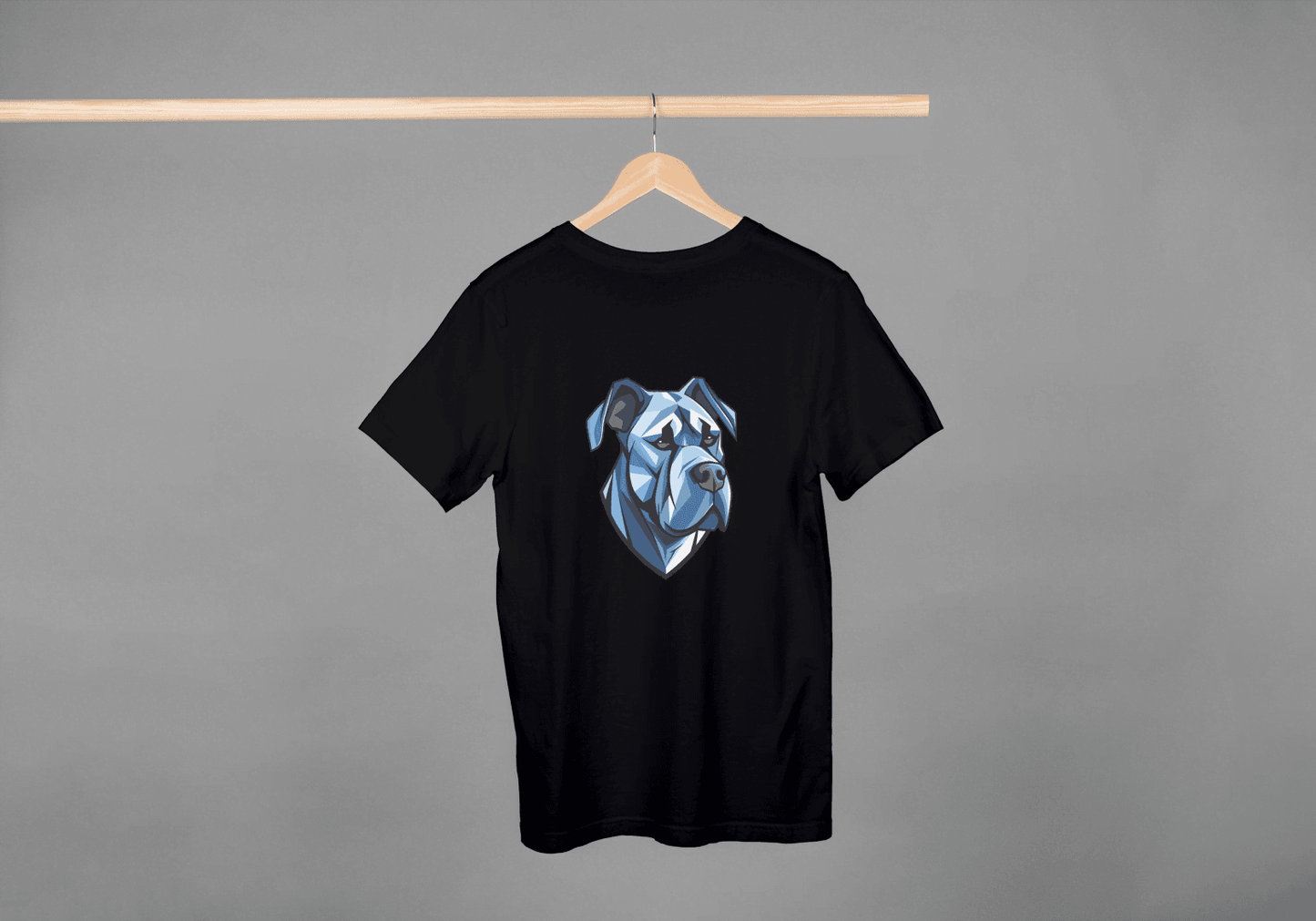 Stylish Dog Lover Art: Contemporary Canine Graphic - Essentia Attire