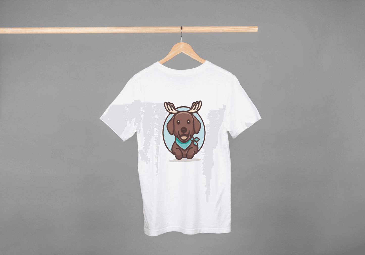 Brown Dog with Bandana: Unique Pet Enthusiast - Essentia Attire