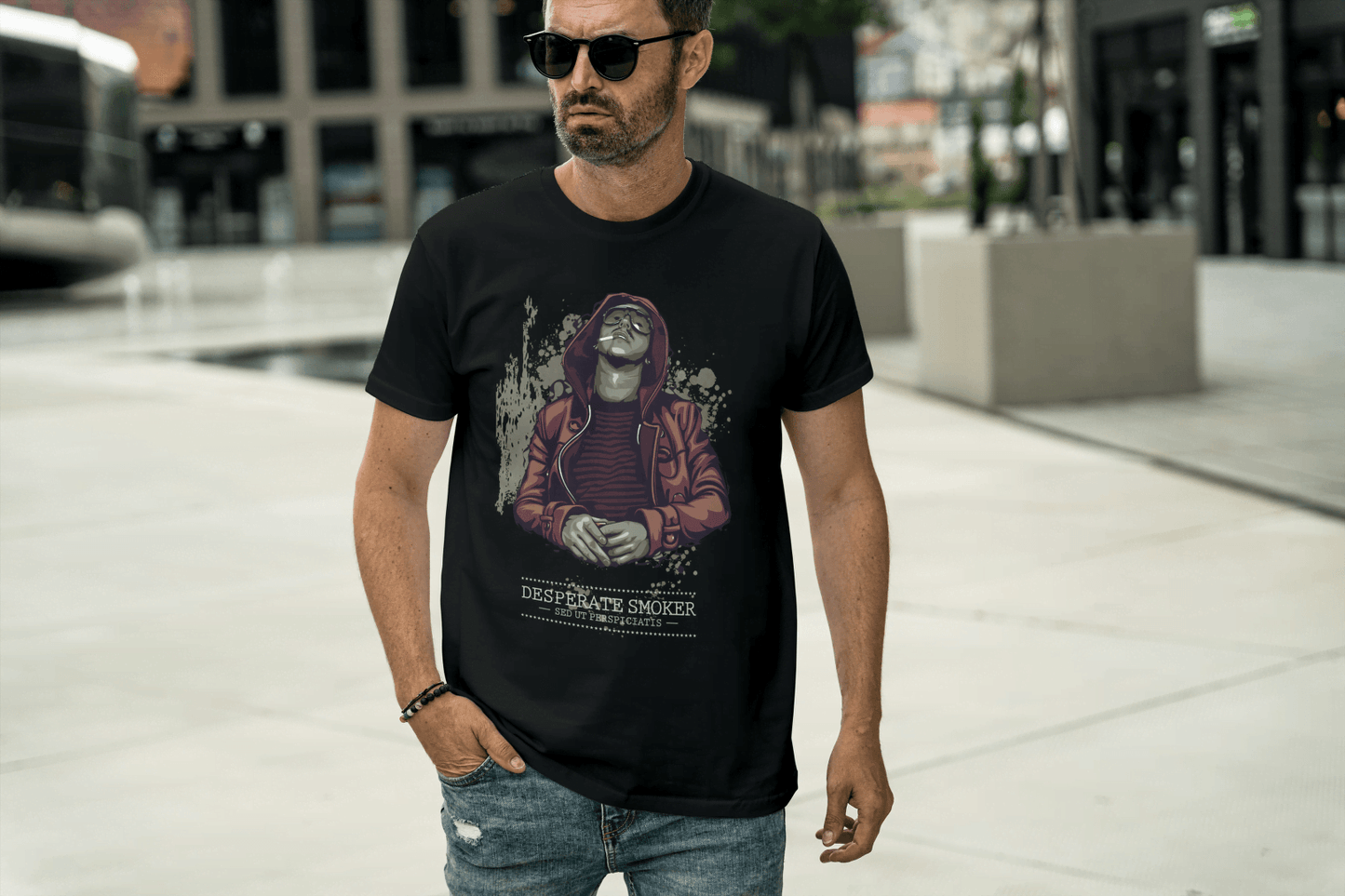Desperate Smoker: Edgy Urban Streetwear - Essentia Attire
