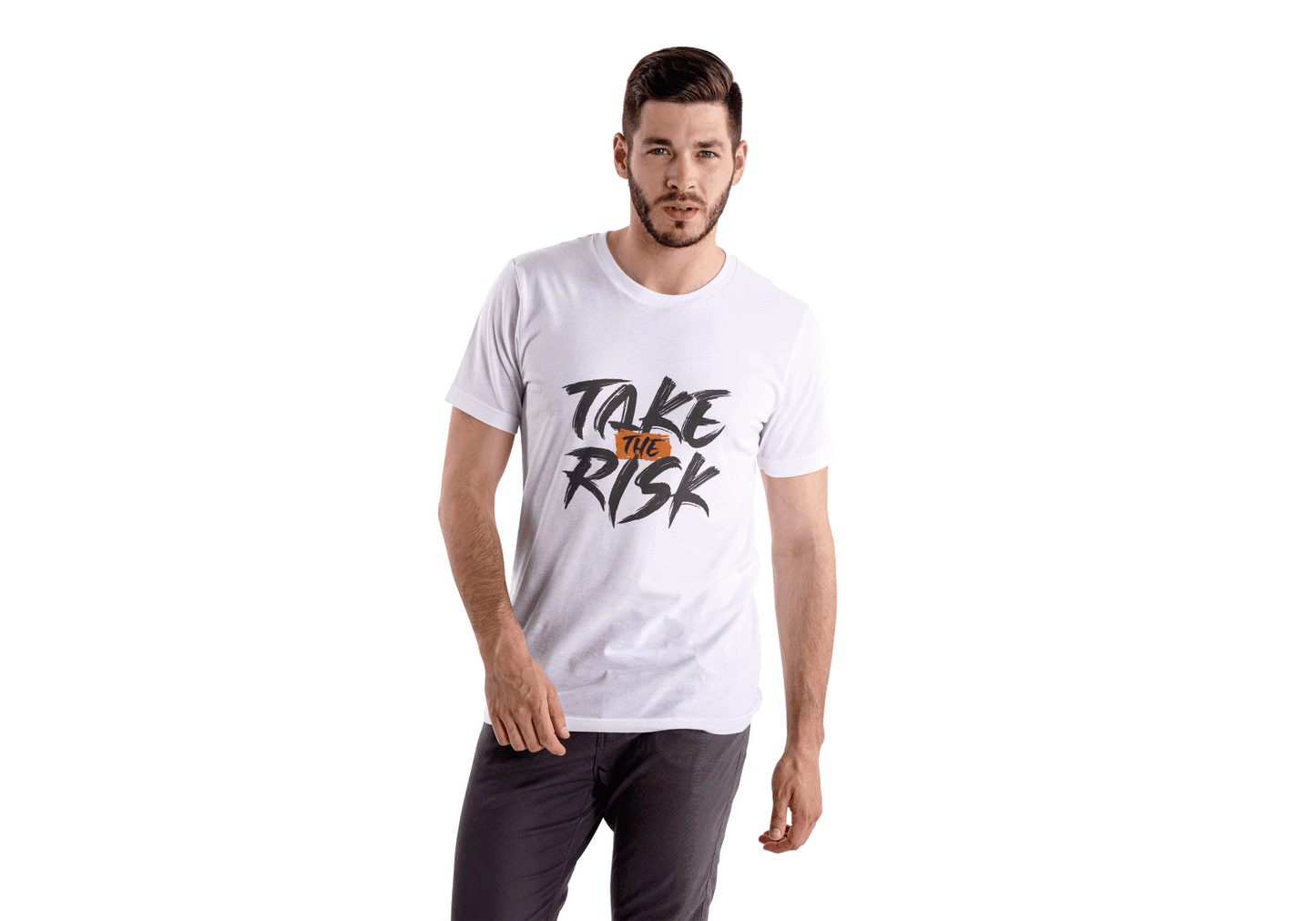 Take The Risk Motivational: Bold Inspirational Tee - Essentia Attire