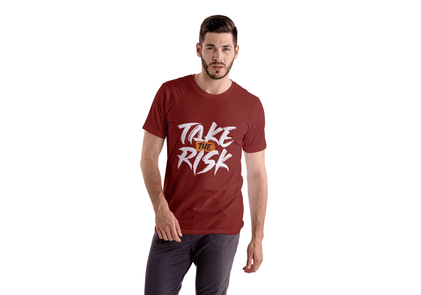 Take The Risk Motivational: Bold Inspirational Tee - Essentia Attire