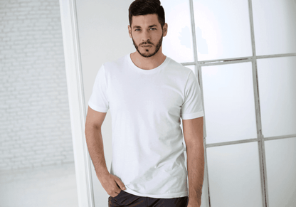 Beige/Black/White Trio Pack of Plain Regular Half-Sleeve: Unisex T-Shirt - Essentia Attire