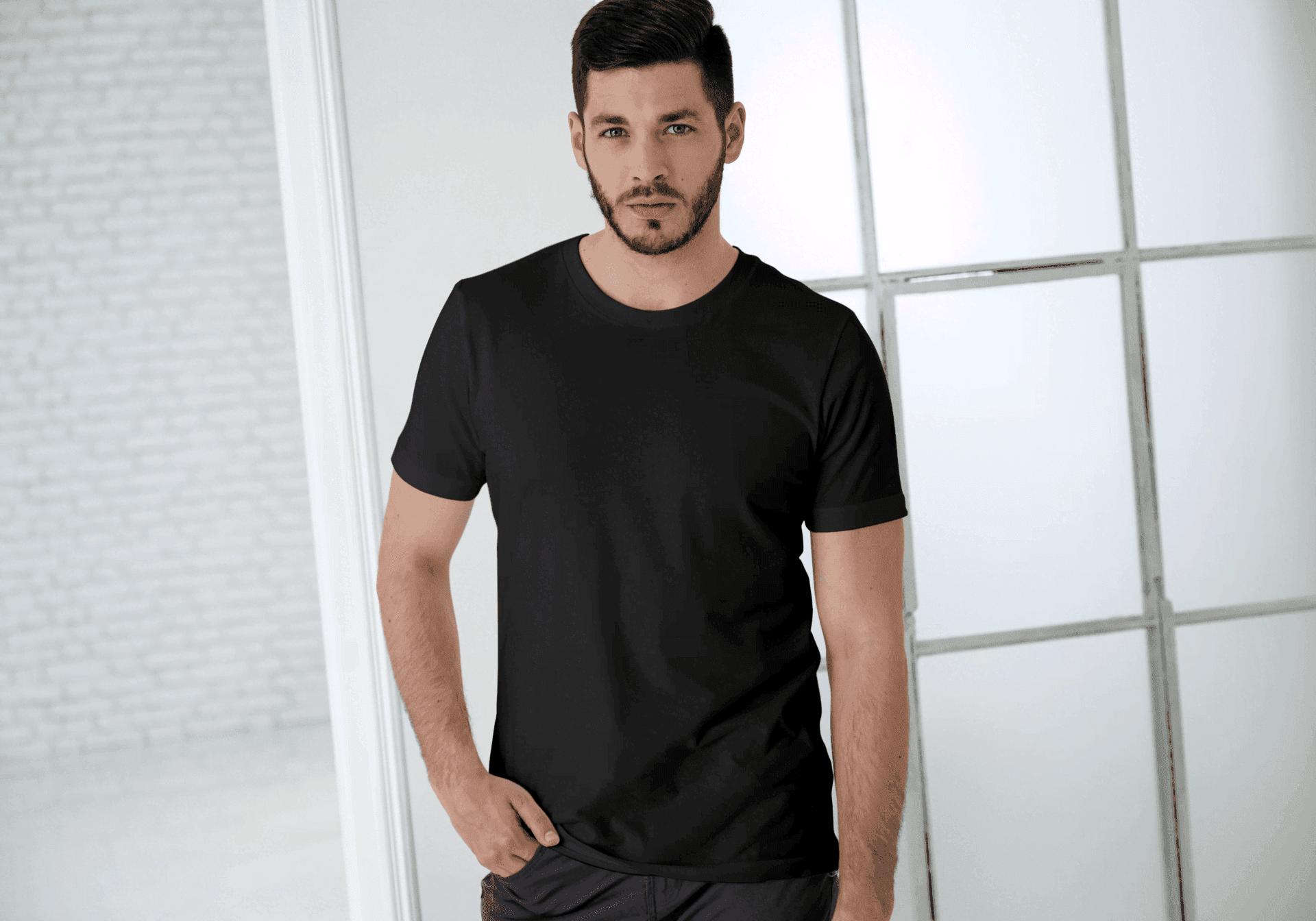 Beige/Black/White Trio Pack of Plain Regular Half-Sleeve: Unisex T-Shirt - Essentia Attire
