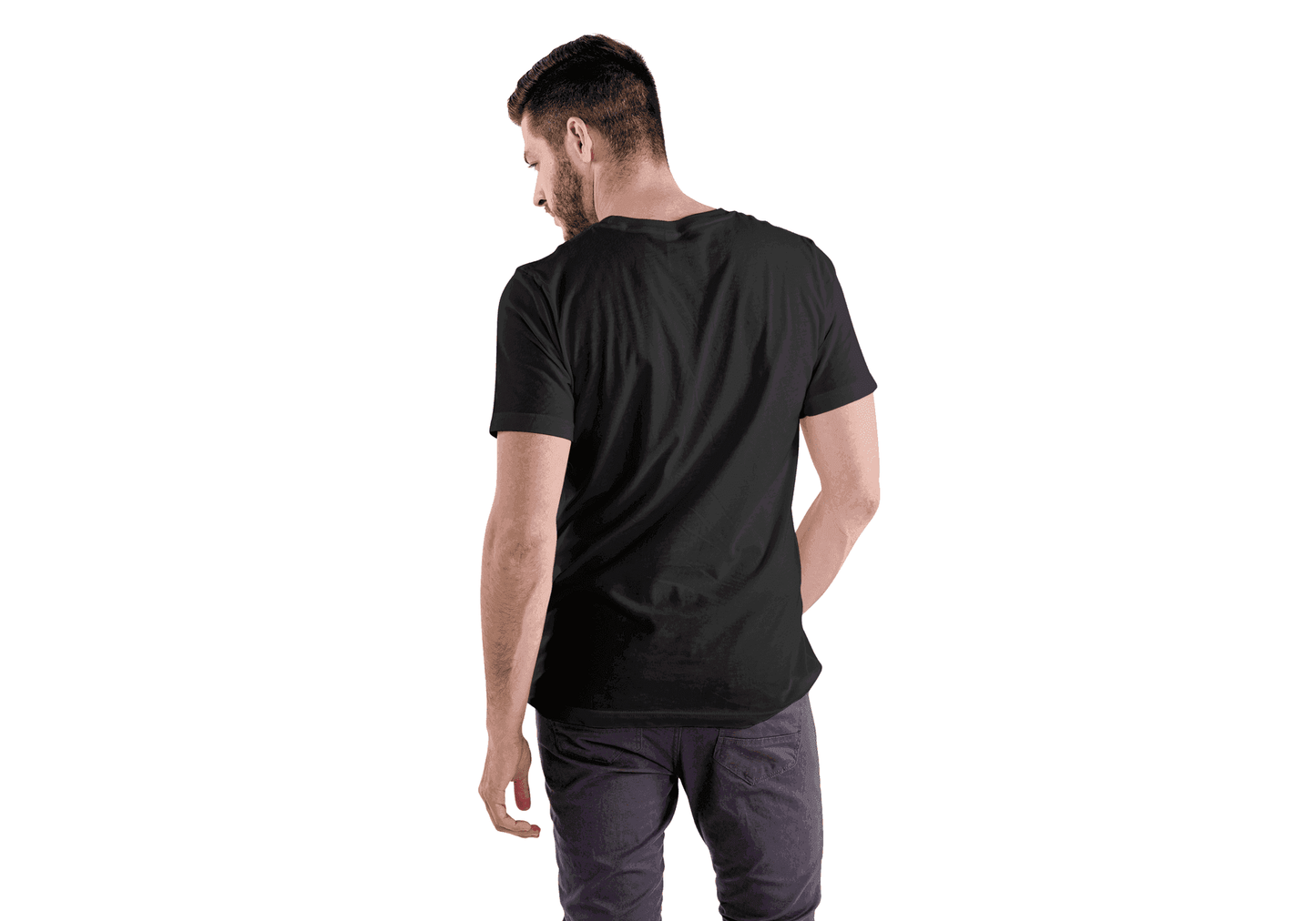 Beige/Black/White Trio Pack of Plain Regular Half-Sleeve: Unisex T-Shirt - Essentia Attire