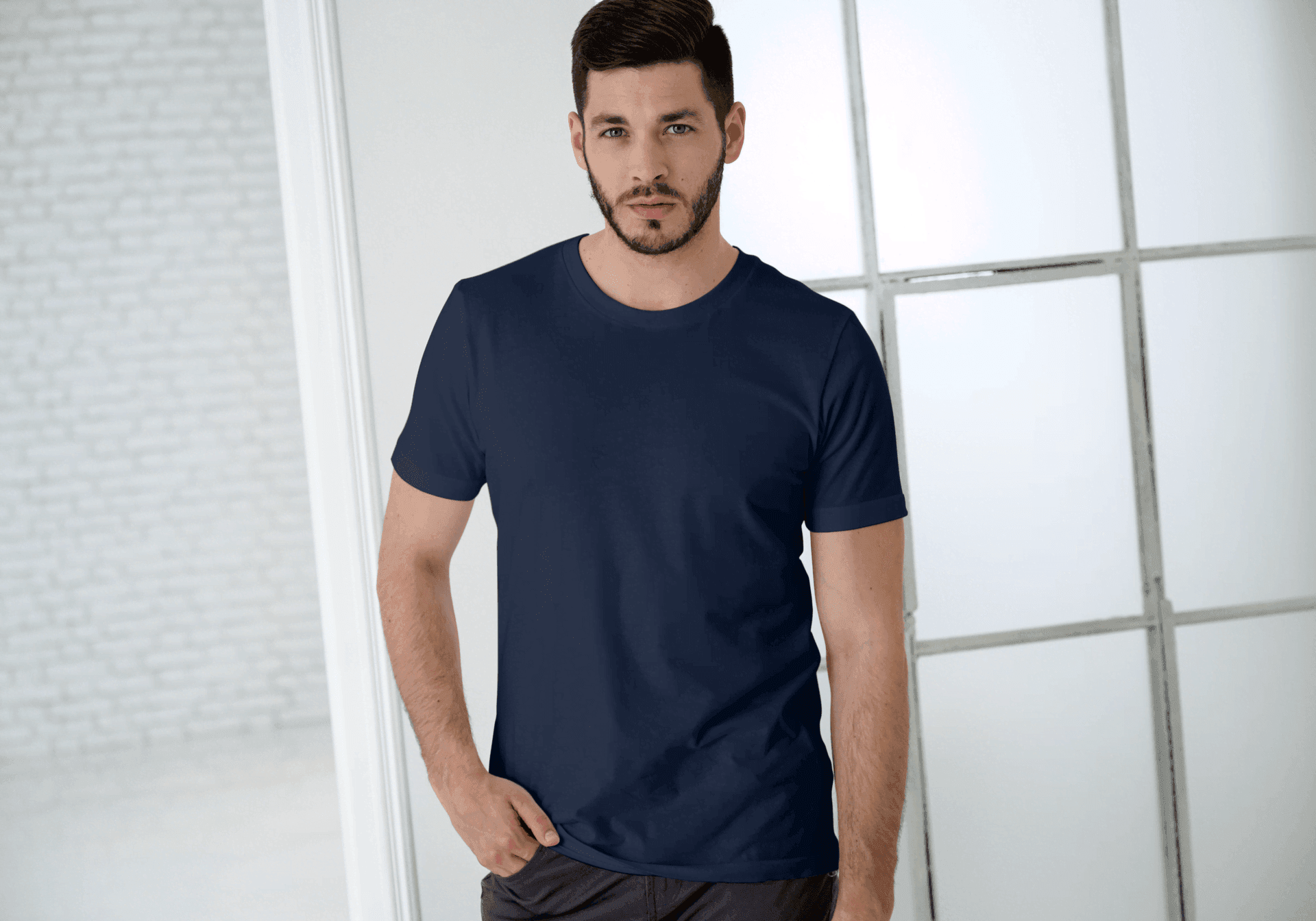 Red/Black/Blue Trio Pack of Plain Regular Half-Sleeve: Unisex T-Shirt - Essentia Attire