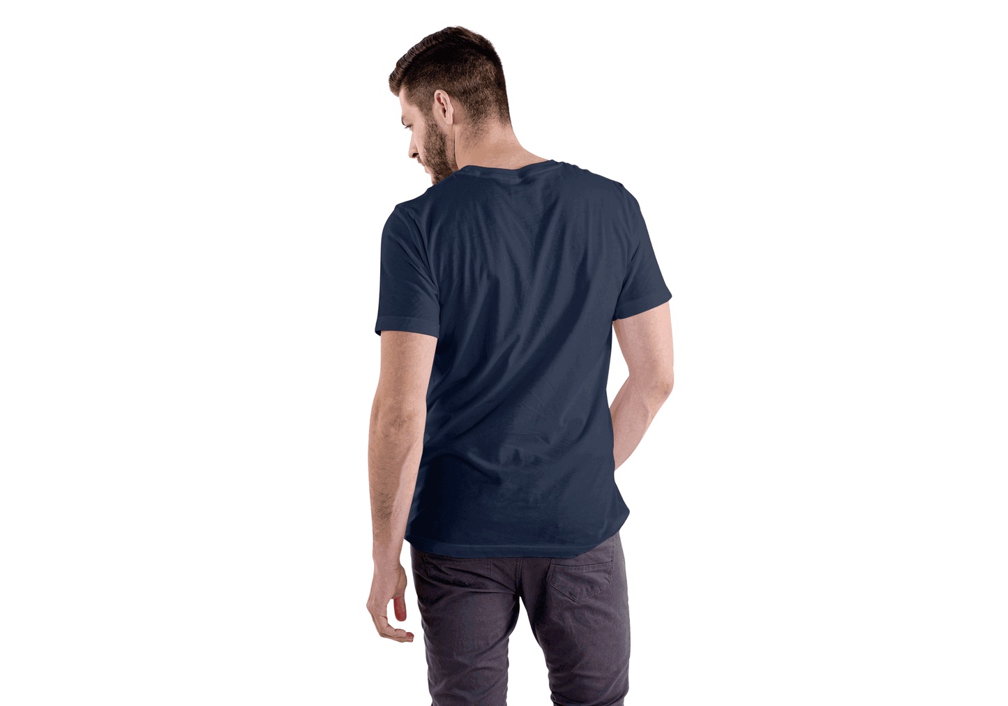 Red/Black/Blue Trio Pack of Plain Regular Half-Sleeve: Unisex T-Shirt - Essentia Attire