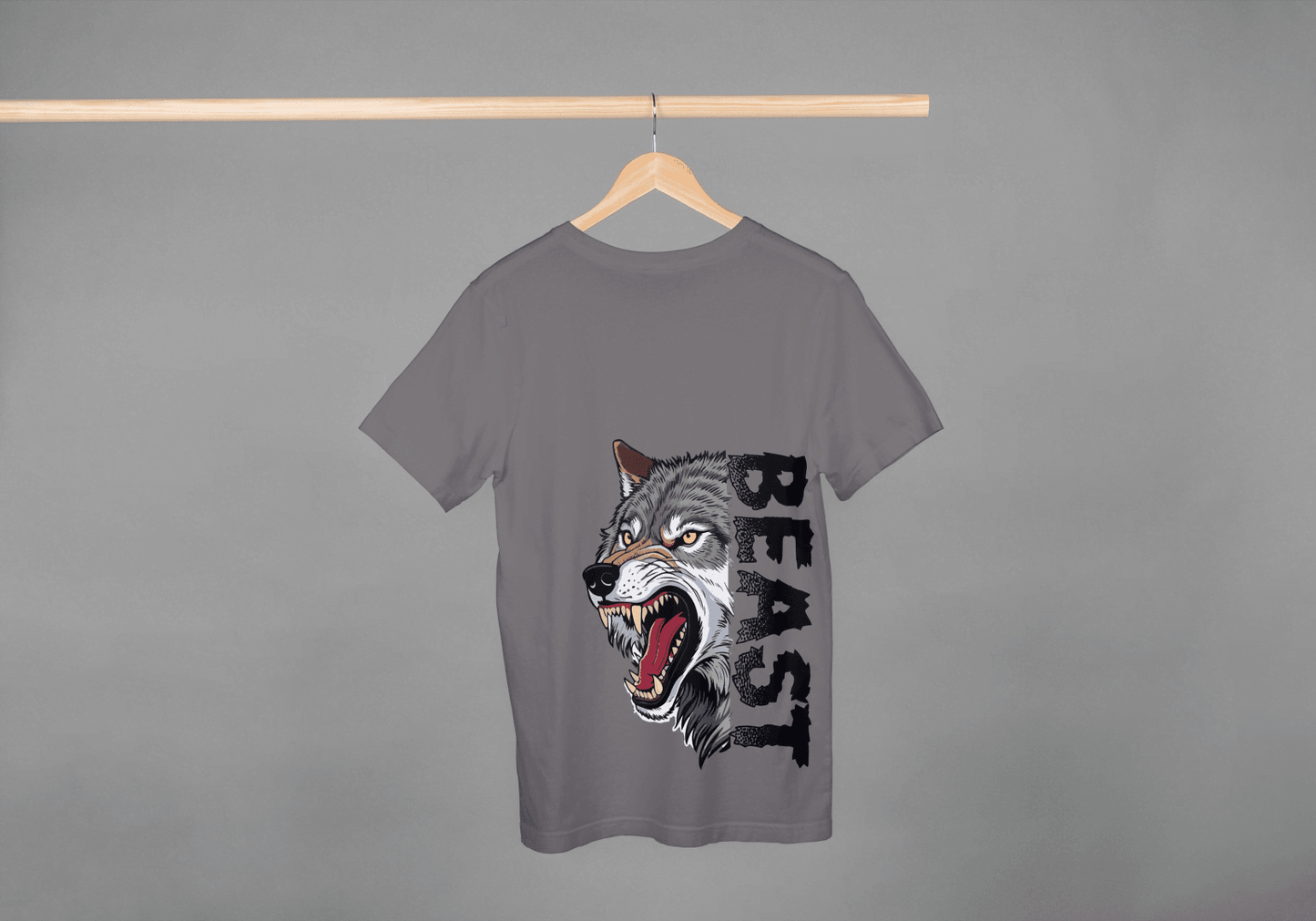 Wolf Beast: Animal Spirit Bold Tee - Essentia Attire