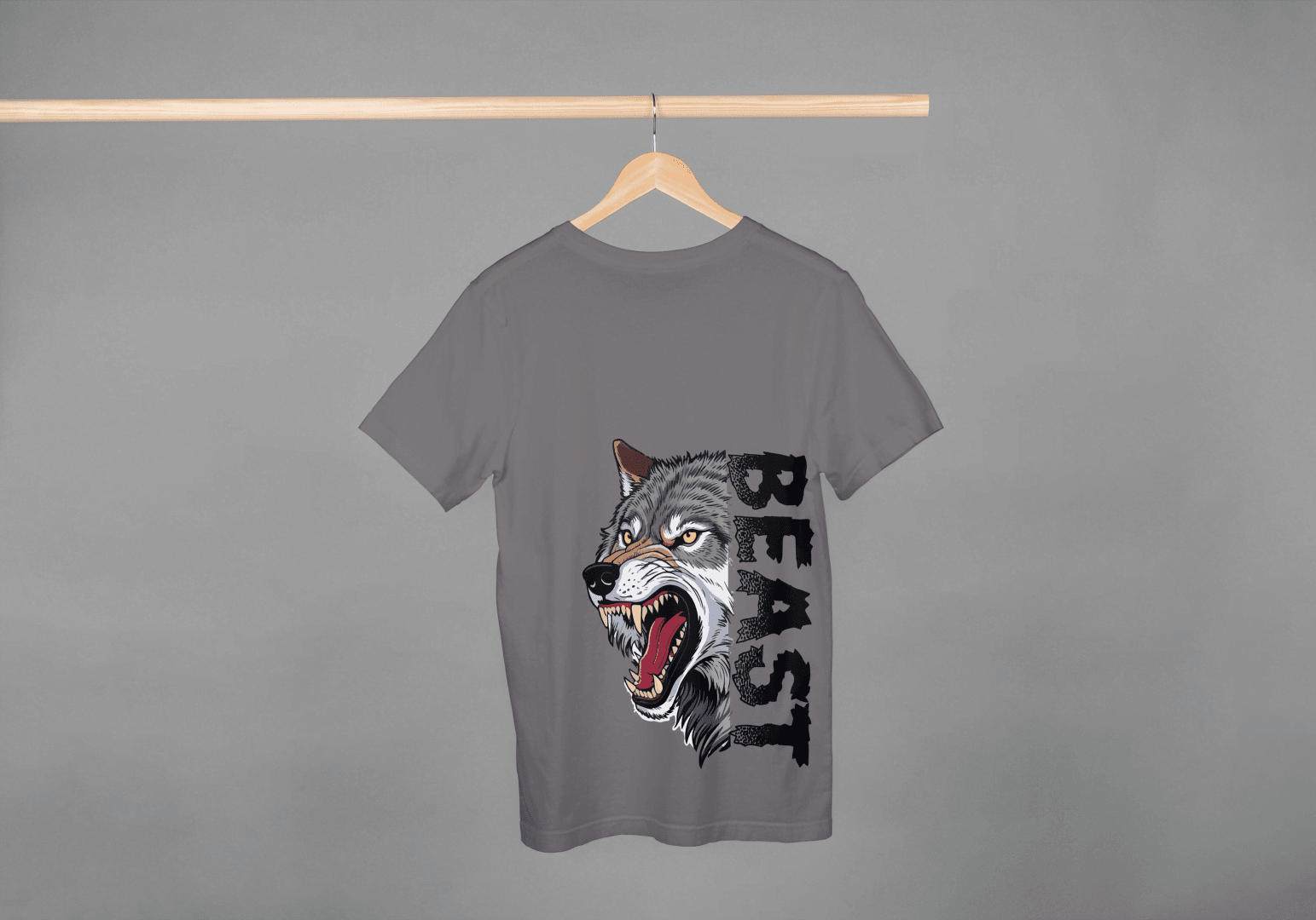 Wolf Beast: Animal Spirit Bold Tee - Essentia Attire