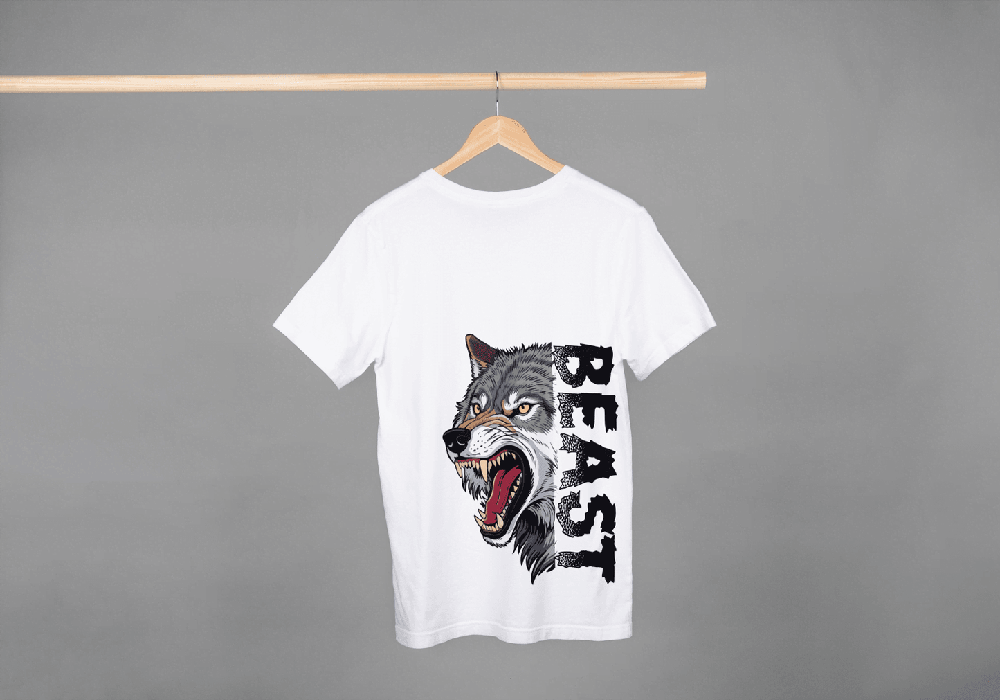 Wolf Beast: Animal Spirit Bold Tee - Essentia Attire