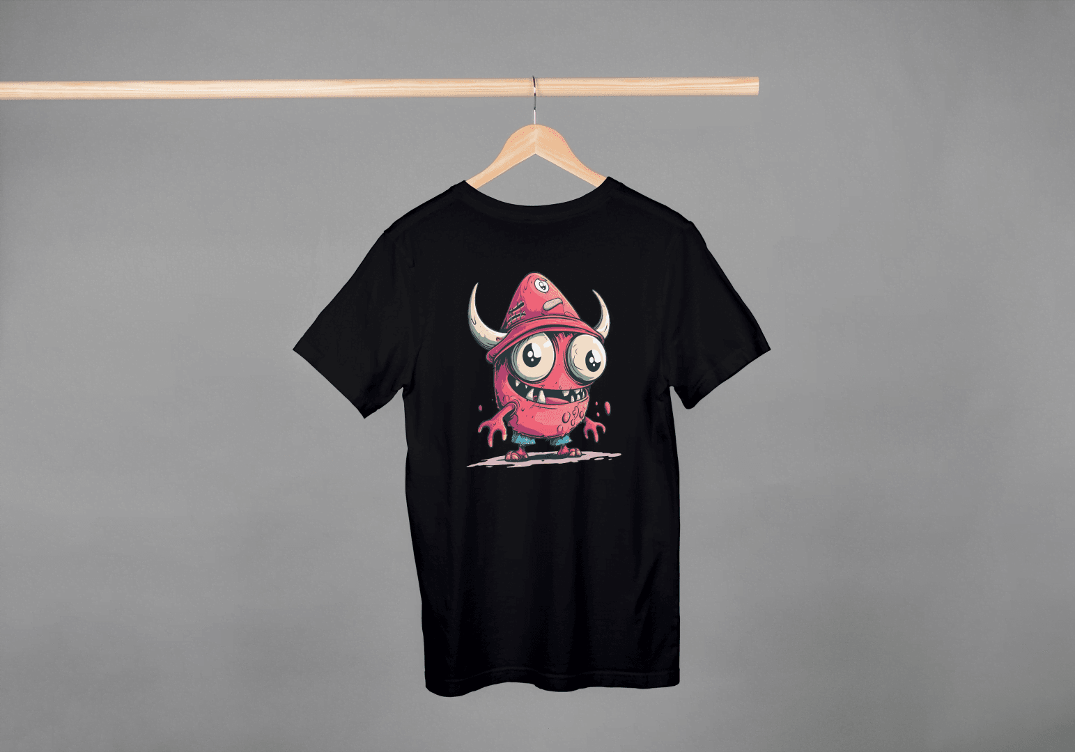 Cute One-Eyed Monster: Funny Alien Creature Tee - Essentia Attire