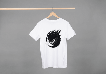 Edgy Shadow Monster: Gothic Creature Graphic Tee - Essentia Attire