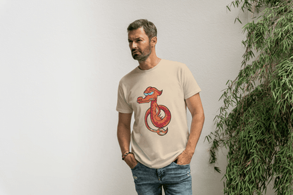Grumpy Dragon: Funny Serpent Tee - Essentia Attire