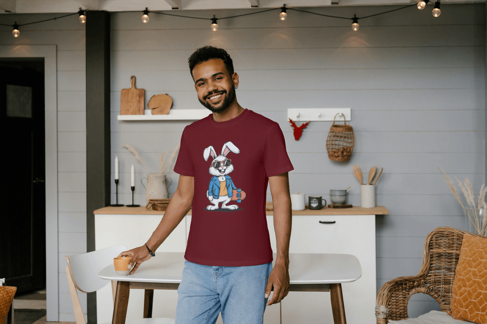 Cool Easter Bunny Fashion T-Shirt - Essentia Attire
