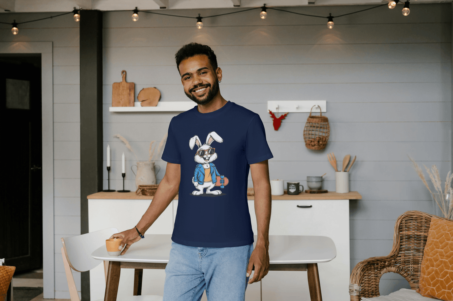 Cool Easter Bunny Fashion T-Shirt - Essentia Attire