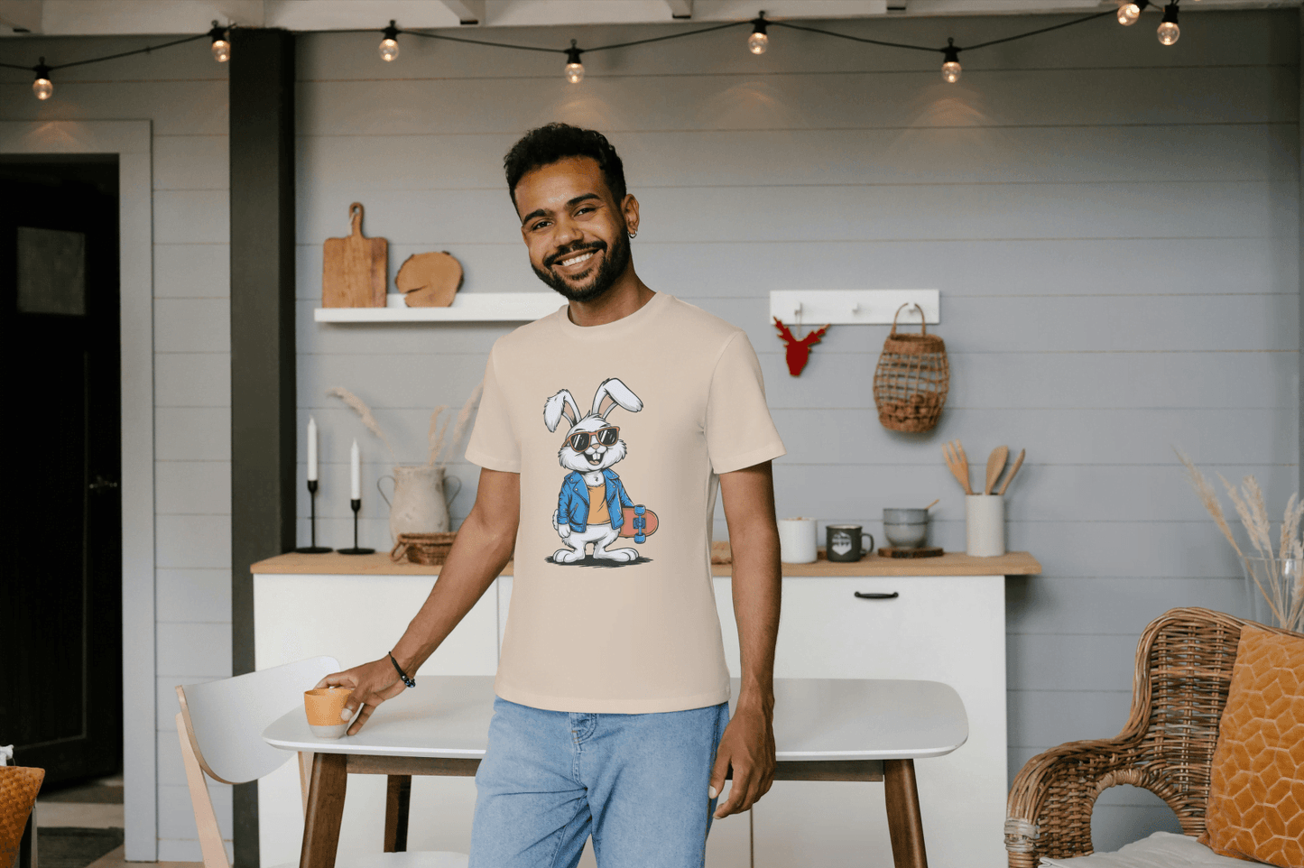 Cool Easter Bunny Fashion T-Shirt - Essentia Attire