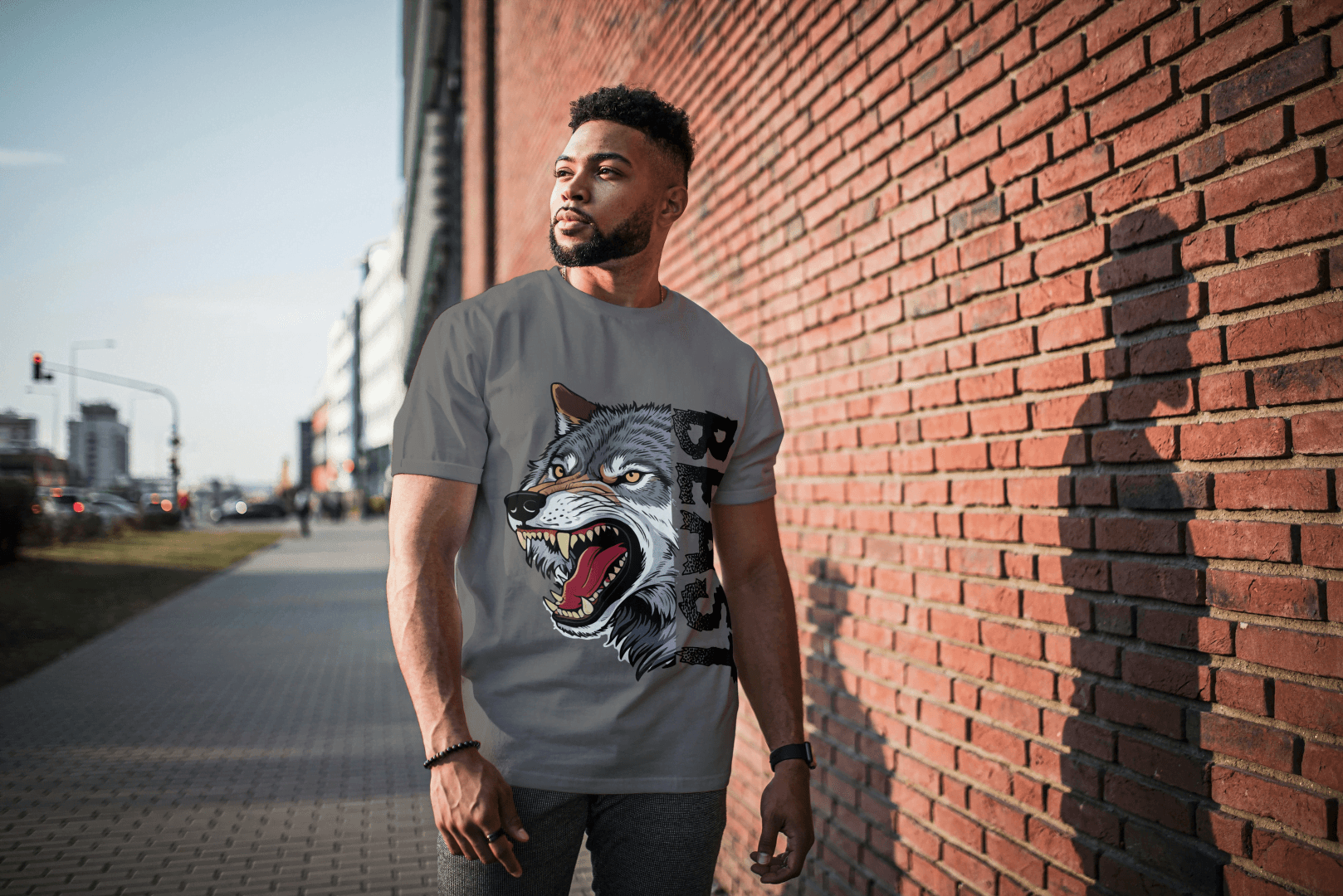 Wolf Beast: Animal Spirit Bold Tee - Essentia Attire