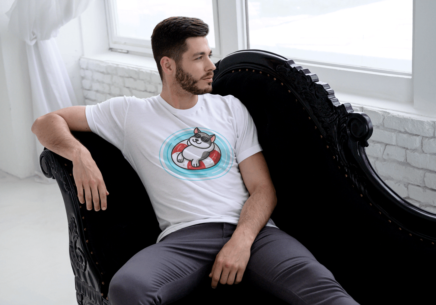 Chill Cat Tee: Summer Sunglasses Cat - Essentia Attire
