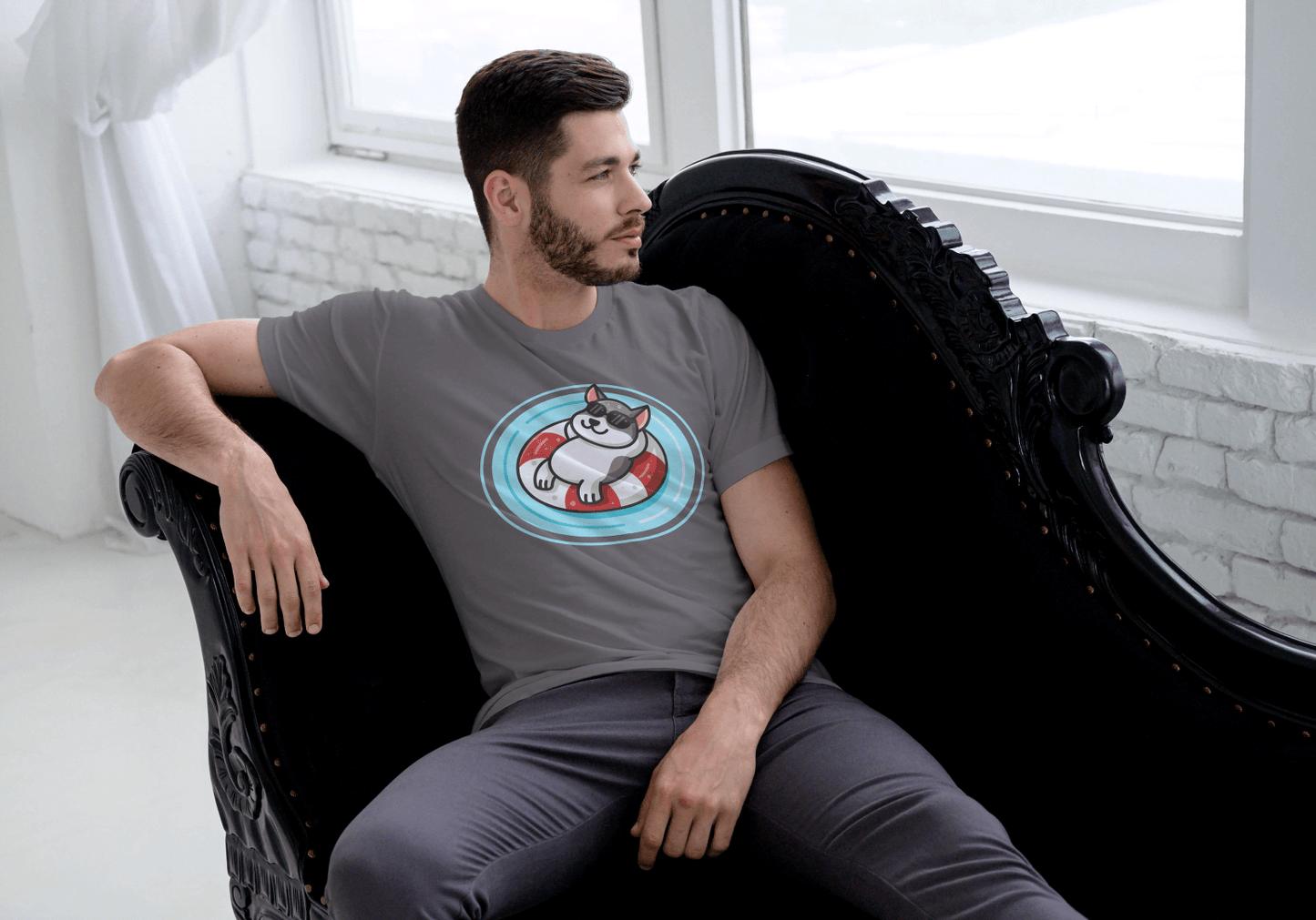 Chill Cat Tee: Summer Sunglasses Cat - Essentia Attire
