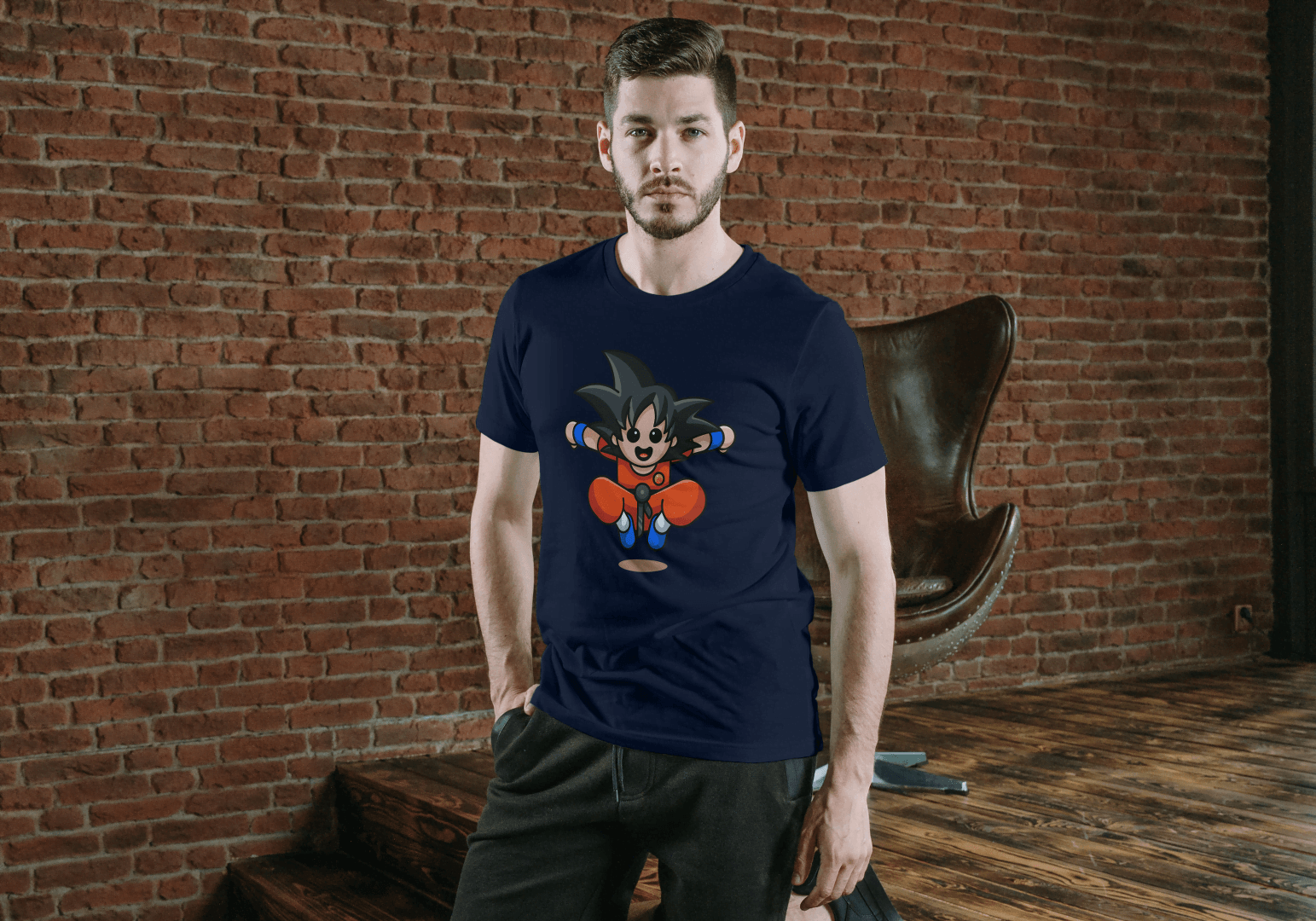 Cute Chibi Goku: Dragon Ball Z Anime - Essentia Attire