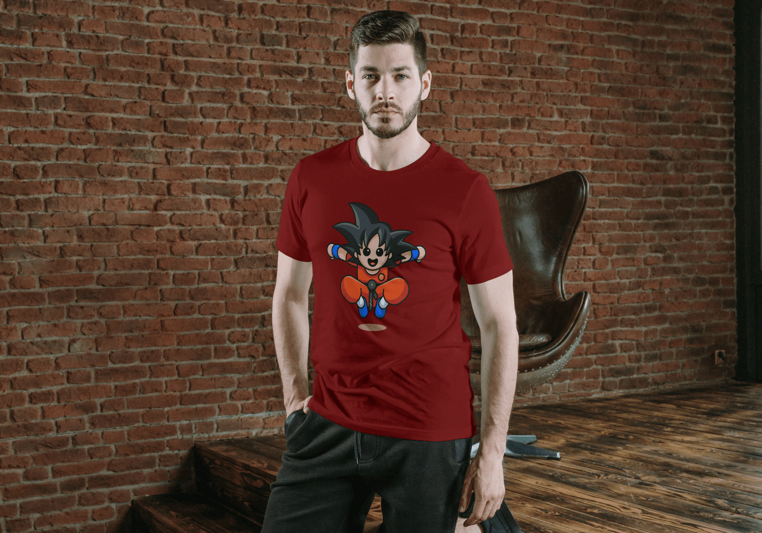 Cute Chibi Goku: Dragon Ball Z Anime - Essentia Attire
