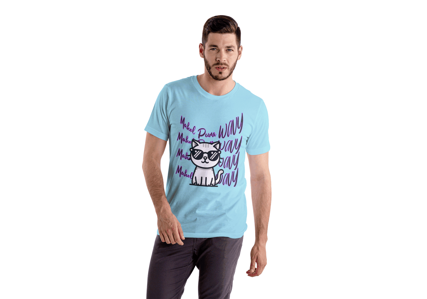 Mahol Pura Wavy: Cool Cat Tee - Essentia Attire