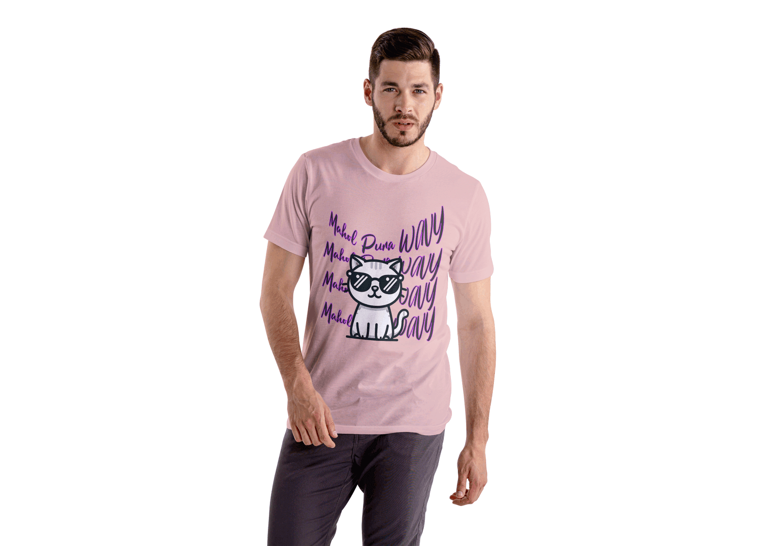 Mahol Pura Wavy: Cool Cat Tee - Essentia Attire