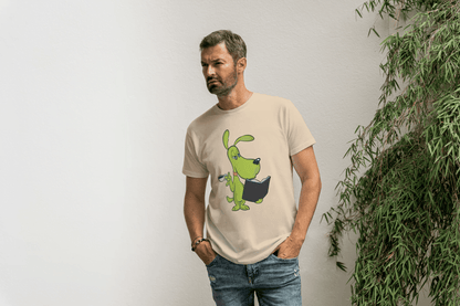 Funny Smart Dog: Coffee & Book Lover Canine Tee - Essentia Attire