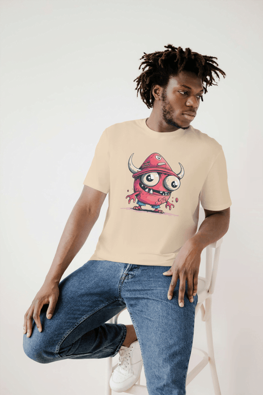 Cute One-Eyed Monster: Funny Alien Creature Tee - Essentia Attire