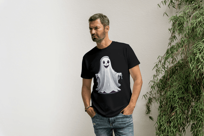 Cute Friendly Ghost: Spirit Graphic Tee - Essentia Attire