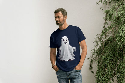 Cute Friendly Ghost: Spirit Graphic Tee - Essentia Attire