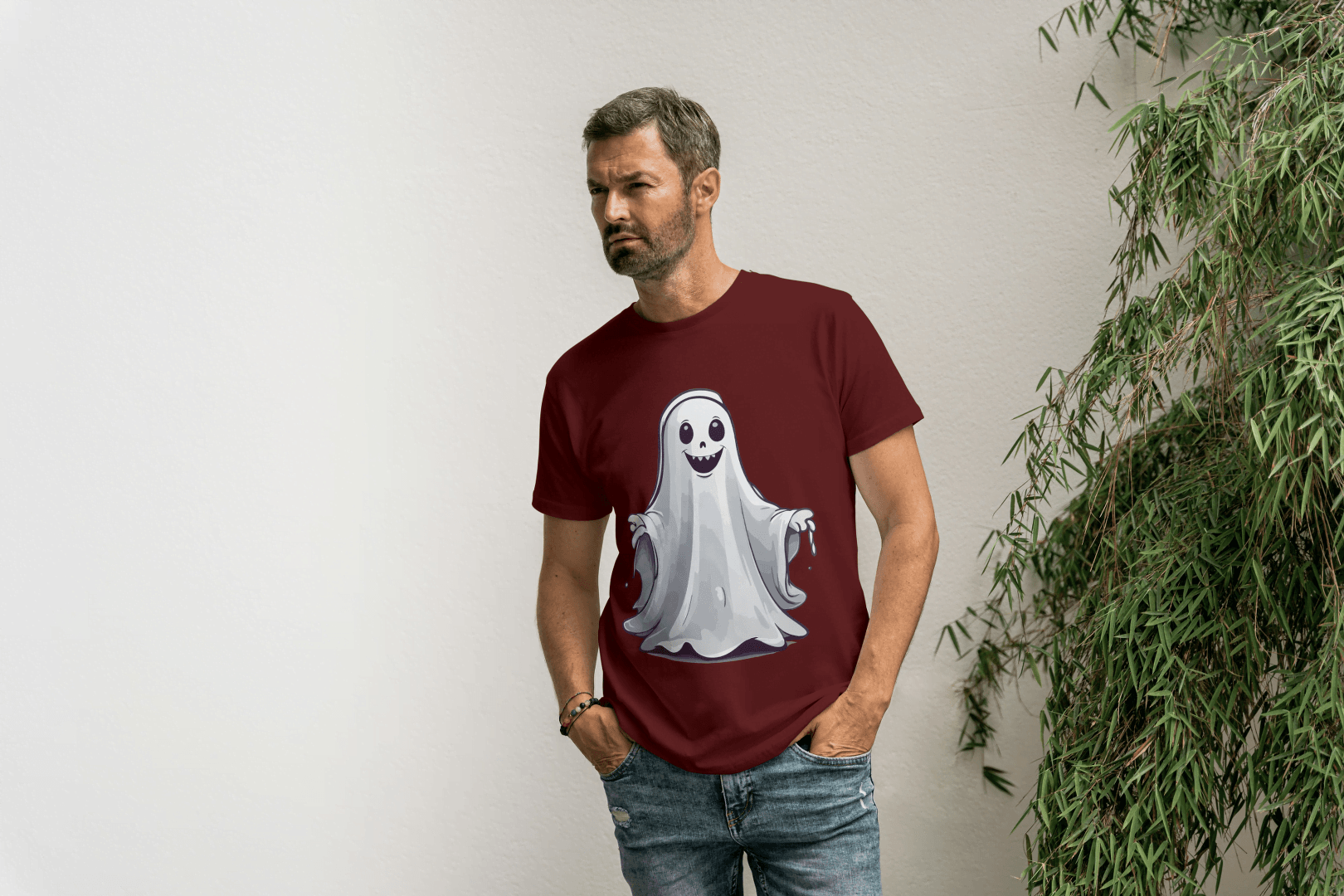 Cute Friendly Ghost: Spirit Graphic Tee - Essentia Attire