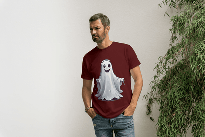 Cute Friendly Ghost: Spirit Graphic Tee - Essentia Attire