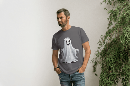 Cute Friendly Ghost: Spirit Graphic Tee - Essentia Attire