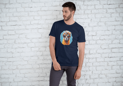 Cool Llama Sunglasses: Funny Animal Graphic Tee - Essentia Attire