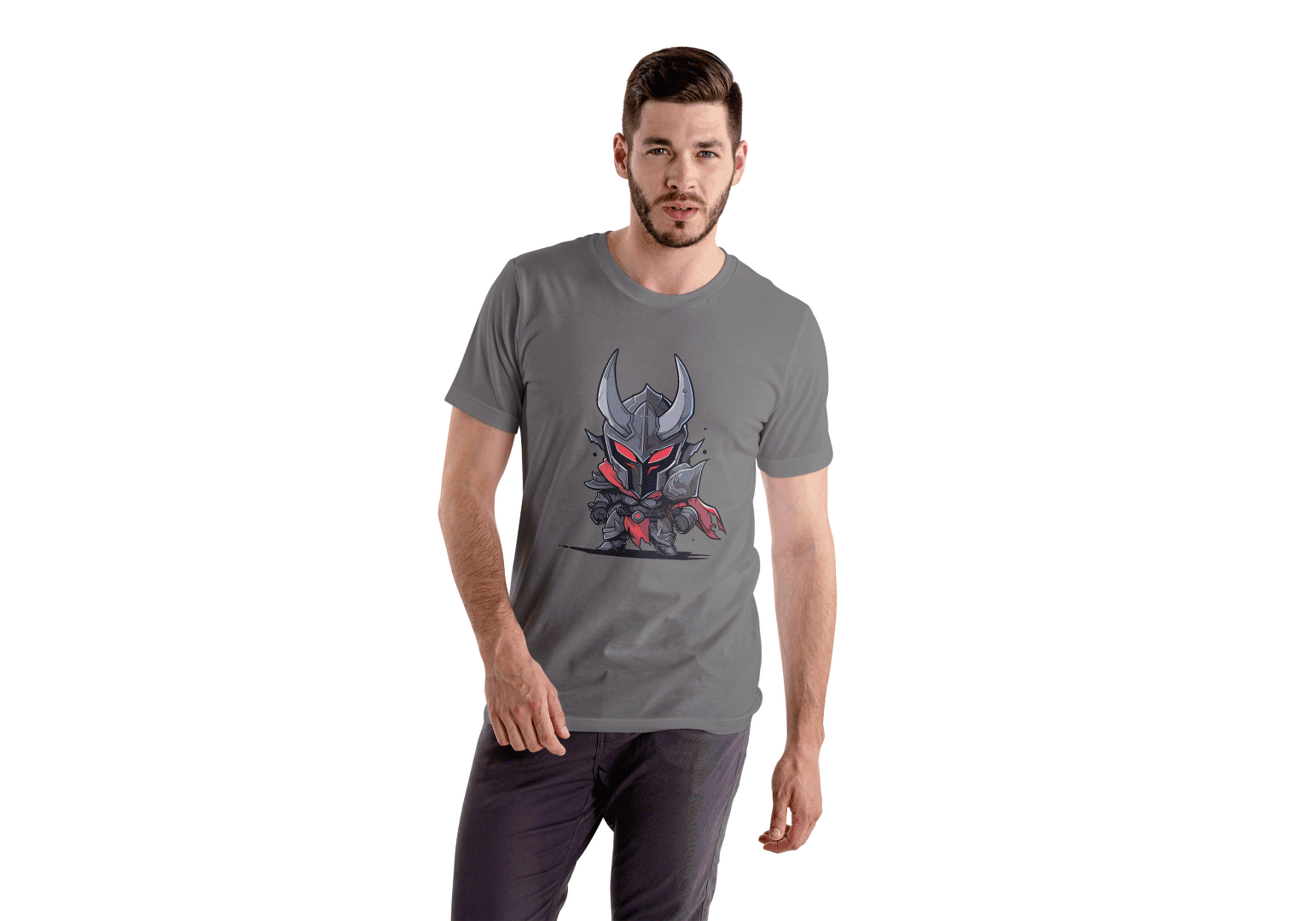 Chibi Dark Knight: Warrior Graphic Tee - Essentia Attire