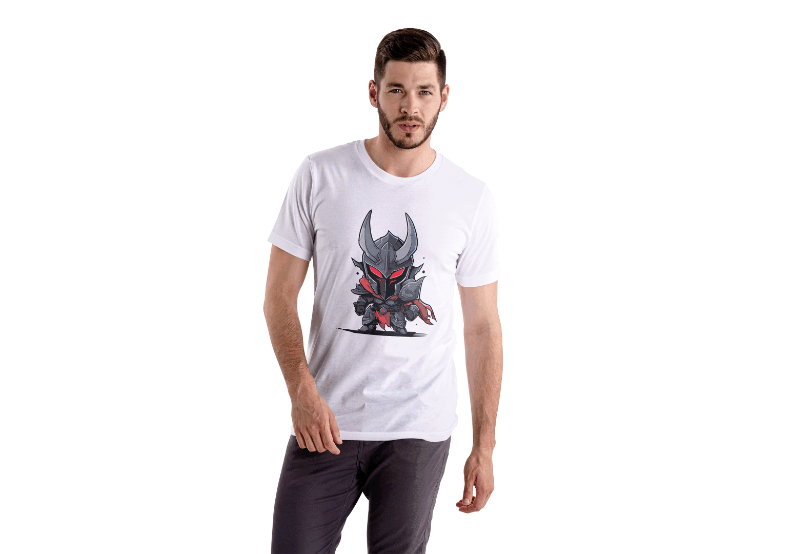 Chibi Dark Knight: Warrior Graphic Tee - Essentia Attire